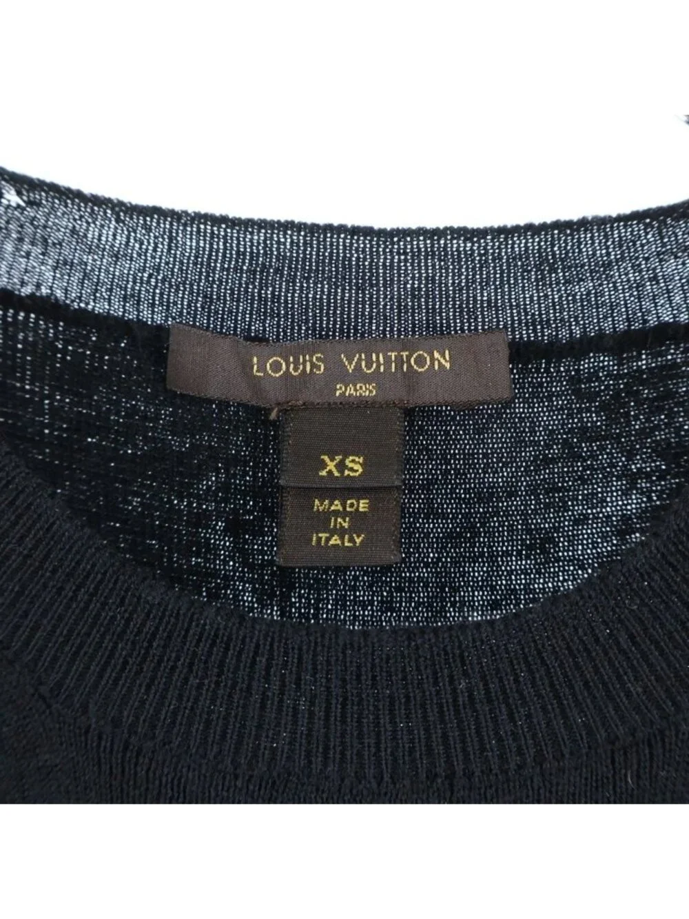 Louis Vuitton Wool Lace Knit Dress